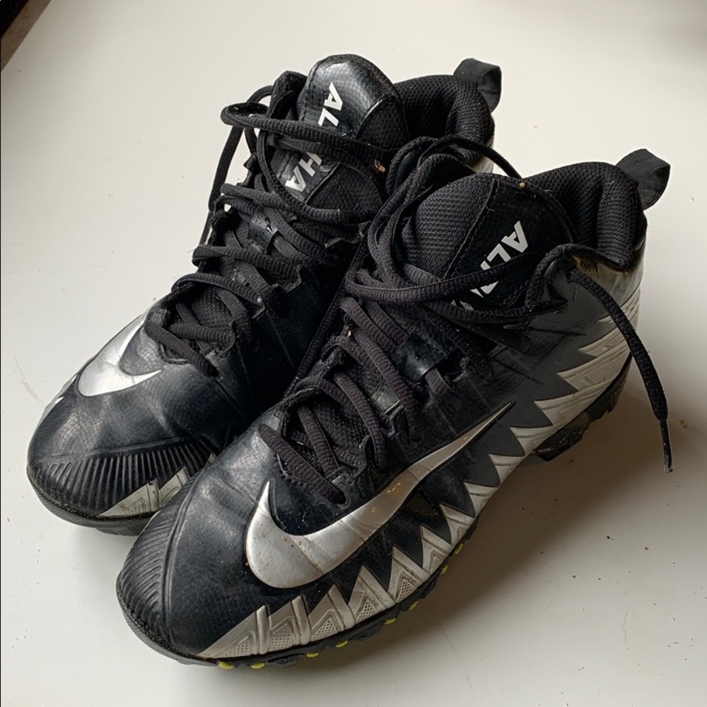 Black and Silver Athletic Shoes